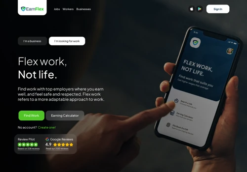 EarnFlex: Find Work in UK Within Minutes