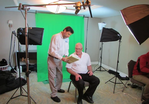 Video production with green screen