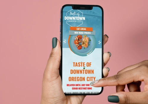 Downtown Oregon City Event Landing Page