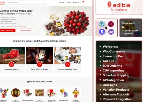 Custom Wordpress + WooCommerce B2B Platform