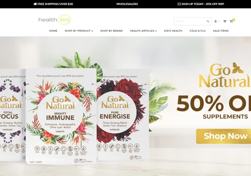 Health365 - Ecommerce website development