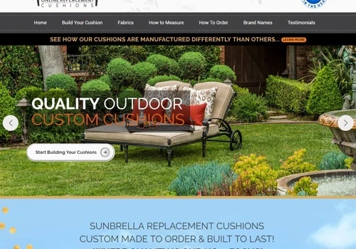 Online Replacement Cushions