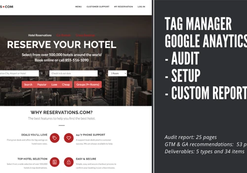 Reservations.com: Tag Management & Google Analytics Foundation