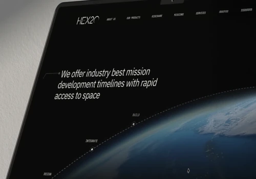 Out of the world Web Experience for Space Agency