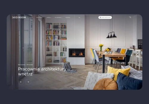 Decoroom website - Interior Design Studio