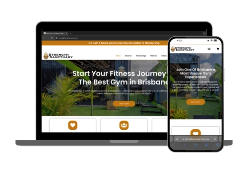 Strength Sanctuary: Website Redesign & Development