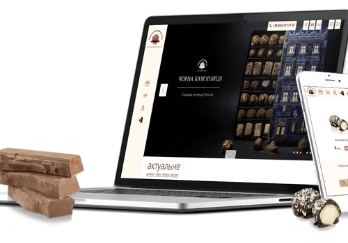 Handmade chocolate - custom e-commerce web app