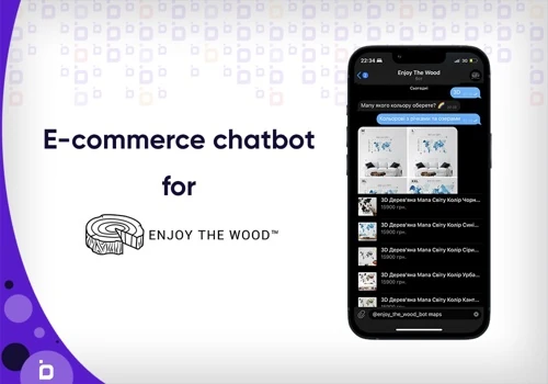 E-commerce chatbot for Enjoy the Wood