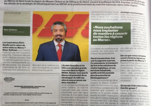 Press Relation DHL Morocco