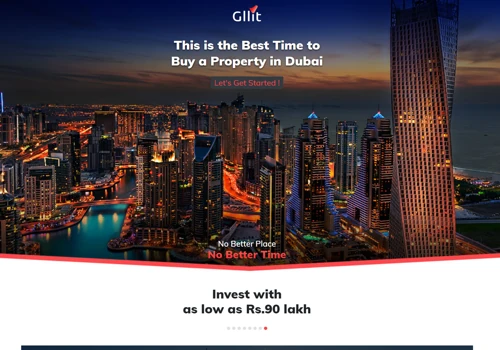 Web Design, Strategy & Campaign for Gllit - Dubai