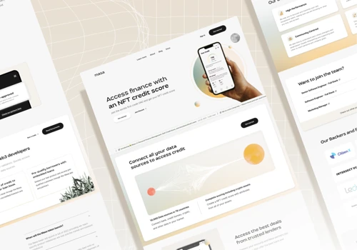 Website Design for Crypto Company