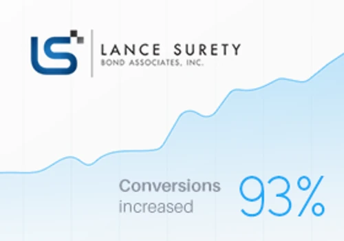 +557% Organic Search Traffic I Surety Bonds