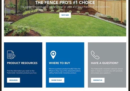 Nationwide Industries Website Design