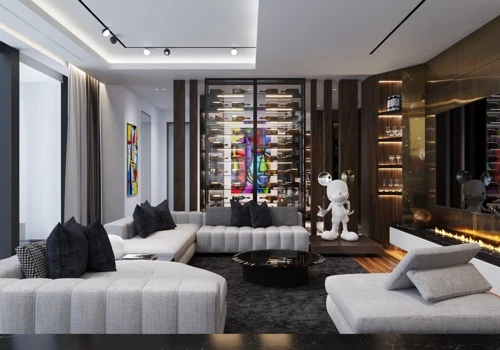 Modern apartment interior design by SOIA DESIGN