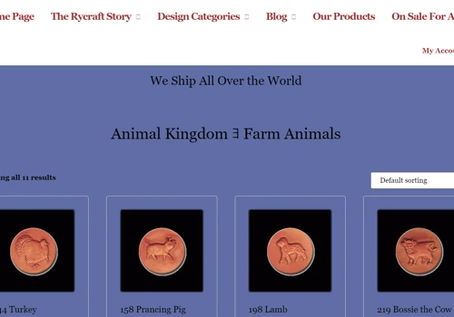 Old Fashioned e-commerce Website