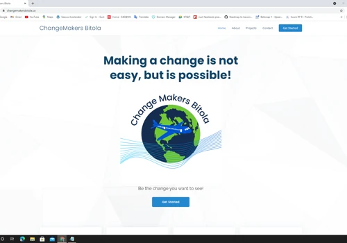 ChangeMakers Bitola website