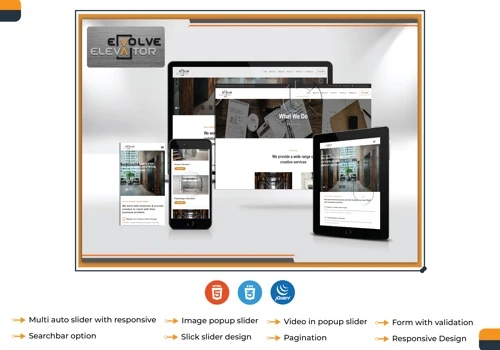 Evolve elevator:-Lift Service website in wordpress