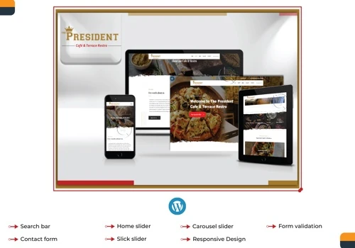Cafe and Restaurant - Responsive Web Design