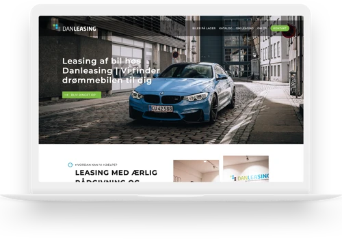 Website for DL Leasing A/S