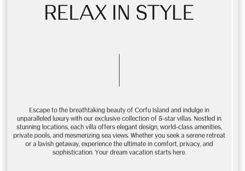 Luxury Villa Website for Dream Stay
