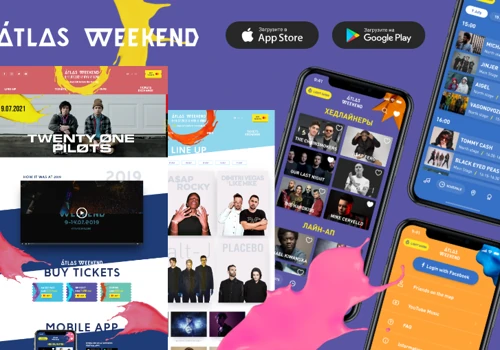 Atlas Weekend Mobile App & Website
