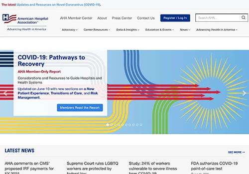 American Hospital Association – Delivering performance-centric architecture, complex migrations, and secure workflows.