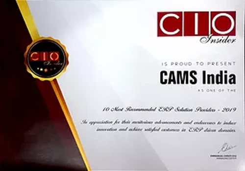 CAMS' ERP software application is multi user, multitasking ERP software which helps the organizations to improve their performance