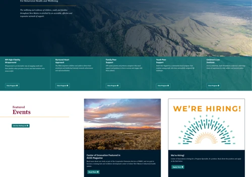 Web Design & Development - Center of Innovation