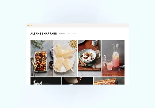 Web Design for Albane Sharrard