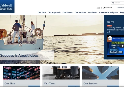 Financial Company Web Design and Development