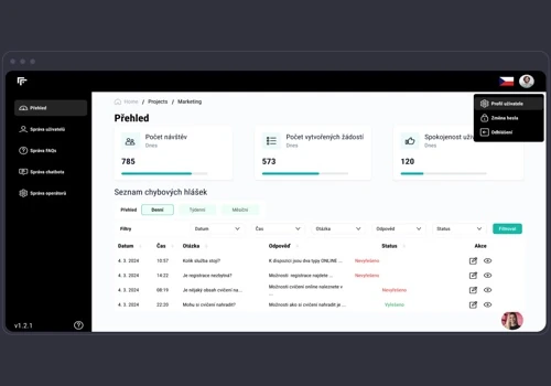 AI chatbot tailored for fitness processes