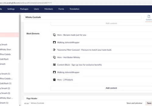 Umbraco development
