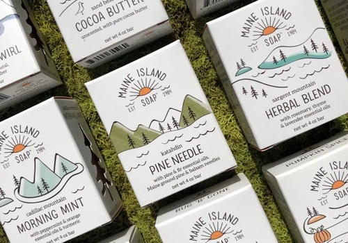 Maine Island Soap Packaging