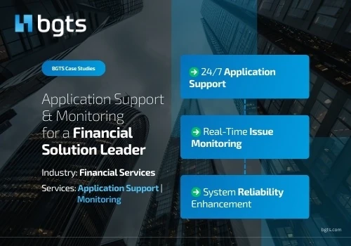 App Support & Monitoring for a Financial Leader