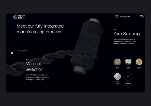 Apparel Tech — Website Design