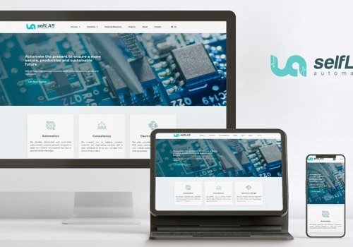 Selflab - tech company website