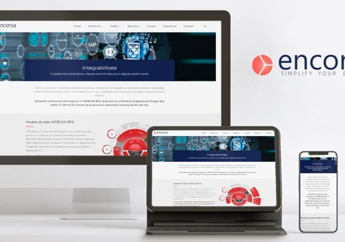 Encorsa - web design