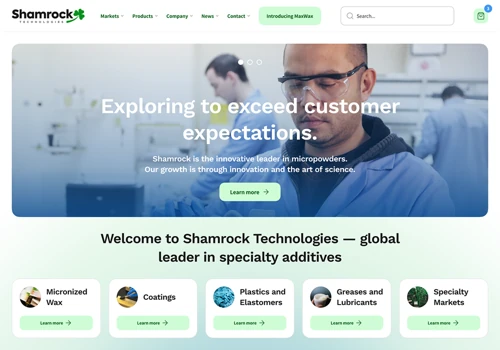 Logo & Website Redesign for Chemical Manufacturer