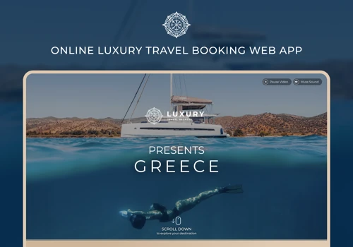 Web application for travel booking