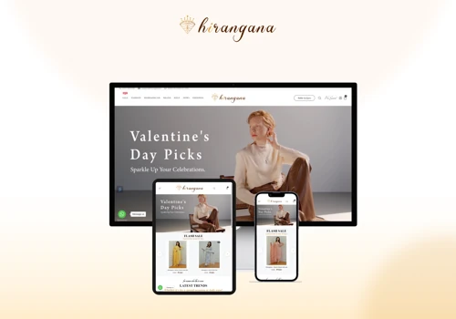 Web Develope and marketing services For Hirangana