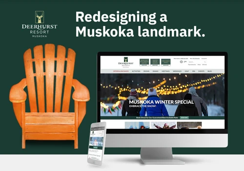 Deerhurst Resort responsive website