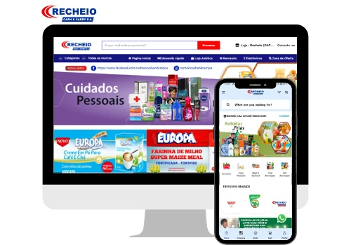 Online Supermarket App, ERP Integration, Hosting