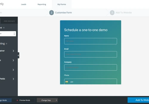 LeadFormly - Demo Form