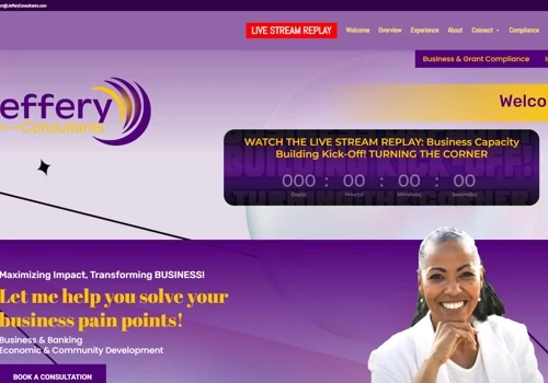 Web Design Visual - Jeffery Consultants