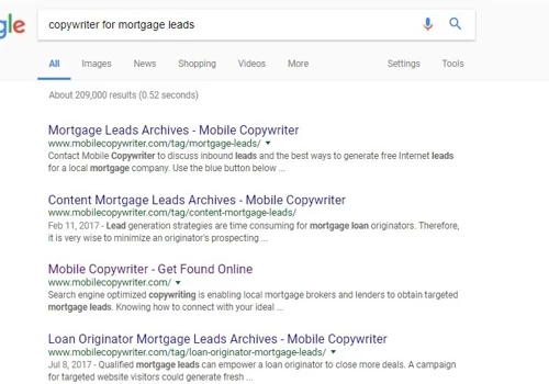 Top Copywriter for Mortgage Leads