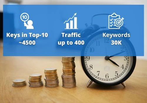 Financial Niche Site Reaches 4500+ Top 10 Keywords