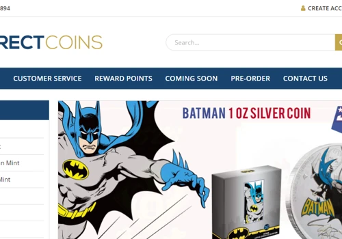 Ecommerce website developed on Magento2 for an Australian Premiere Coin distribution Company