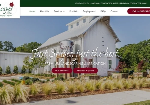 Scapes, Inc. Website