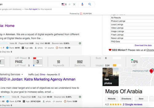 Ranking First for SEO Agency Amman