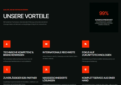 Vehicle Energy Landing page